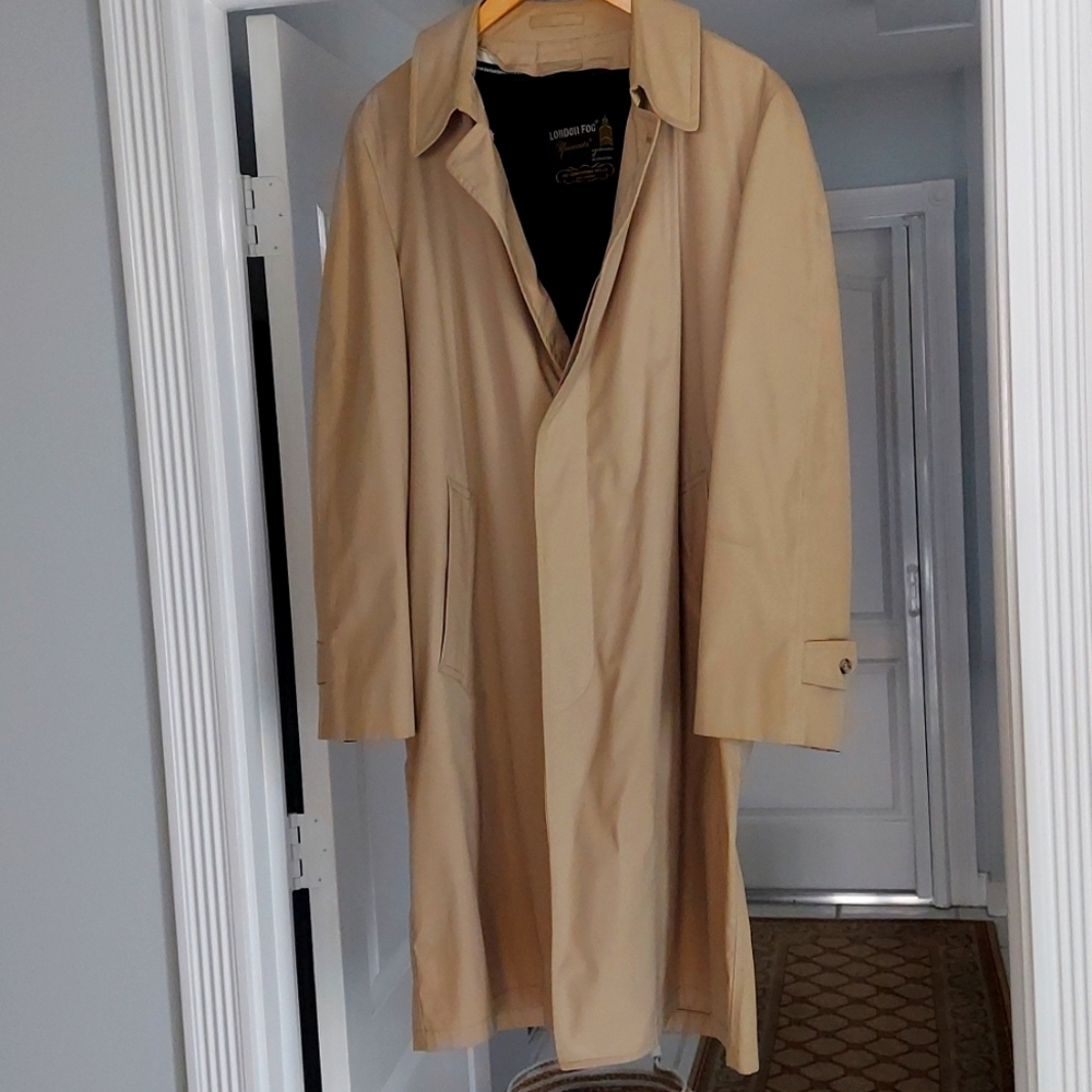 Mens London Fog Trench Coat